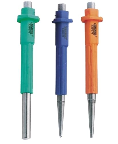 Draper 72041 Nageltreiber/Splinttreiber/Mittelpunktkörner, 3-teiliges Set