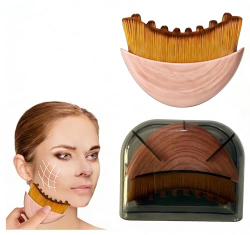 CAPOT Lymphatic Contour Face Brush & Massager - Sculpting & Lift for Defined Jawline & Glowing Skin, Ergonomic Design to Relieve Fatigue for All Skin Types (1PCS)