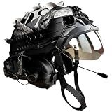 5-in-1 Tactical Bump Helmet Set, Fast Helmet with Military Headset & Light, for Airsoft, Paintball, Outdoor Training Cosplay