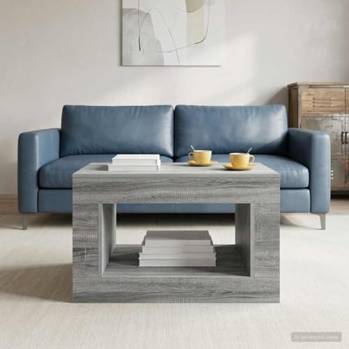 Table basse gris sonoma avec plateau résistant à l'humidité - 2