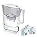 LAICA Prime Line Caraffa Filtrante - Grande Capacità di 3L - Bianca - Timer...