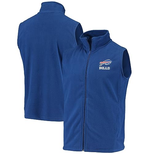 Image of dunbrooke Men's Black Minnesota Vikings Houston Fleece Full-Zip Vest