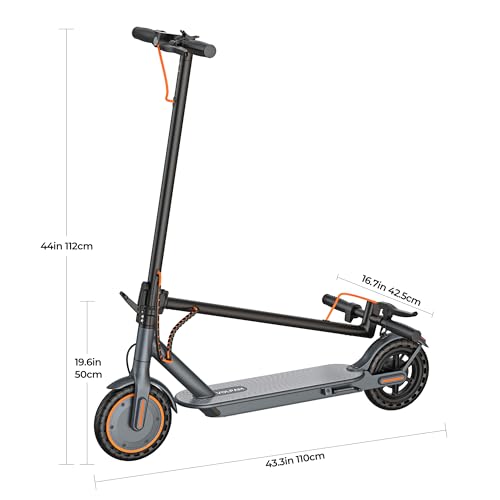 Image of VOLPAM Electric Scooter, 350W /500W /800W /1000W /250W Powerful Motor & 19 /22 / 9 MPH Top Speed, 16-28-10 Miles Long Range, Folding E Scooter Choice