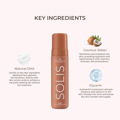 Mousse autobronzante DHA végétale COCOSOLIS pour bronzage longue durée