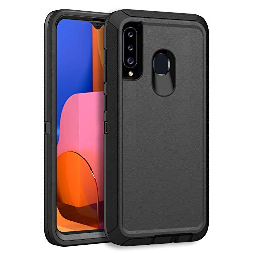 MXX Heavy Duty Case for Samsung Galaxy A20 / A30 - (No Screen Protector) Drop Protection Tough Cover Case for Galaxy A20 (Black)