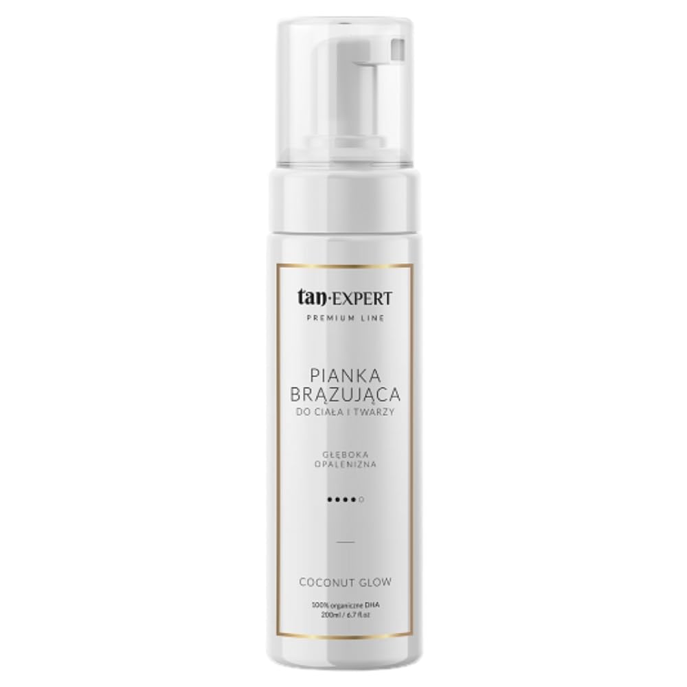 Coconut Glow samoopalacz Mousse 200 ml zestaw z rękawicą aplikacyjną Magic Mitt do twarzy i ciała