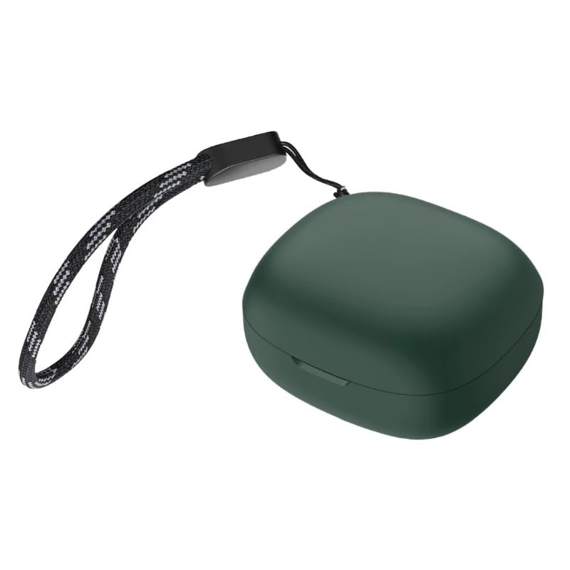Image of ColorCase Front & Back Full Protection Silicon Case Cover for Anker Soundcore R50i - (Green) (Airpods Not Included)