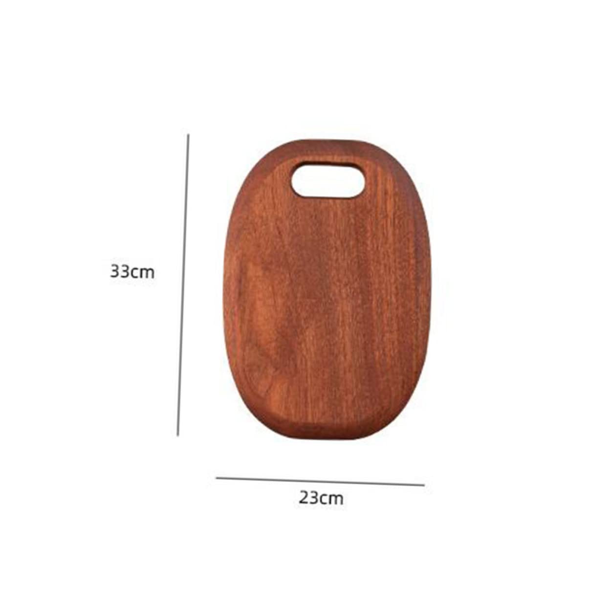 Planche à Découper en Bois Épaisse, Réversible, Trou Suspendre