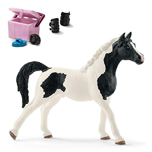 Preisvergleich Produktbild Horseclub Schleich 13840 Araberpinto Hengst + 42114 Pferdepflege
