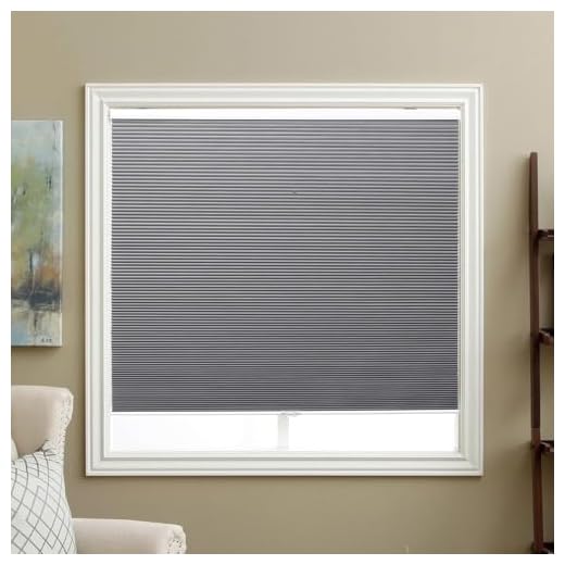 Cordless Cellular Shades Blackout Honeycomb Blinds Fabric Window Shades 35" W x 64" H, Cool Silver(Blackout)