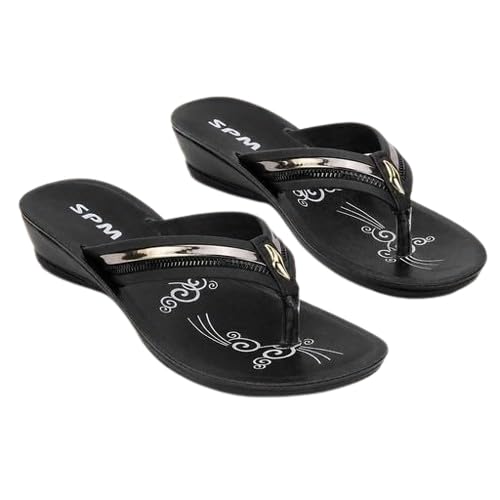 Image of Women's Stylish Solid Colour Flip Flop Slippers Comfortable,Lightweight,Versatile Styling Sl365