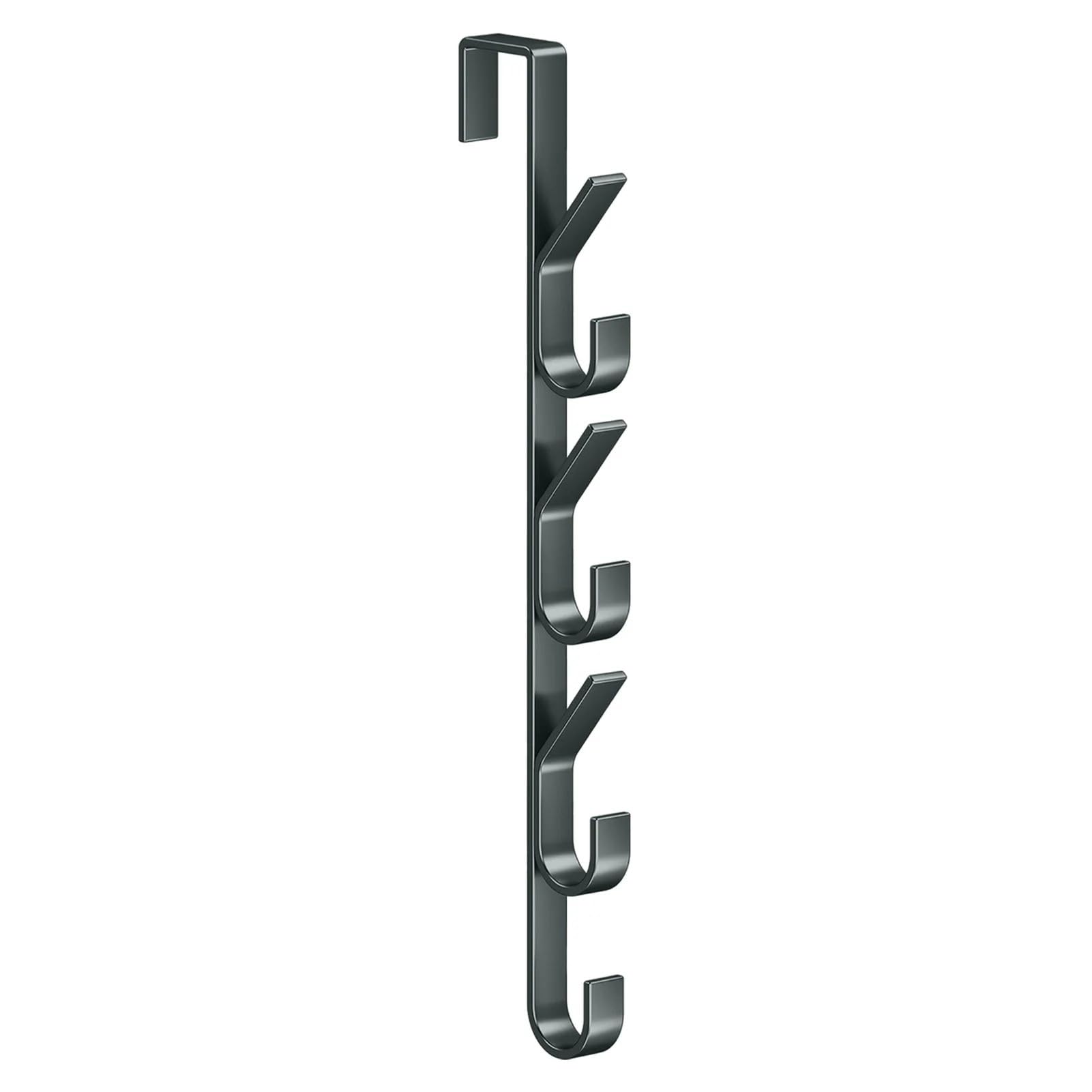 BFSAzasc Over Door Hanger Over The Door Hooks Hanging Storage Organizer Rack Over Door Hook(7 Hooks)