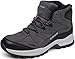 CNPAWS Men's Waterproof Hiking Boots Non-Slip Lightweight Trail Sneakers Outdoor Breathable Trekking Shoes（Grey size 9）