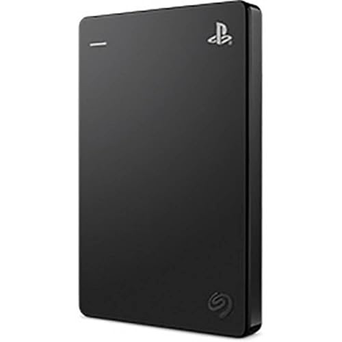 Seagate Game Drive for PS4, 2TB, Portable External Hard Drive, Compatible with PS4 and PS5 (STGD2000200), Black