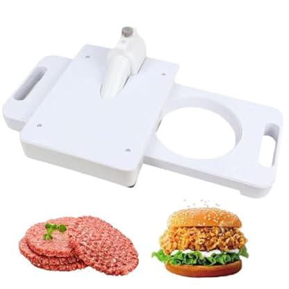 Carroterr Hamburger Pressing Maker, Auto Burger Patty Maker, Kunststoff Burger Maschine Fleisch Patty Forming Machine, Hausgemachte Burger Maker Presse, für Wurstfüller, Fleischwolf