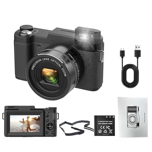 Appareil photo numérique 4K avec zoom optique 40x et capteur 48 MP pour le vlogging