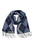 aus angenehm weichem Material collezione alessandro Italienischer Schal Argyle aus angenehm weichem Material 180 x 40 cm