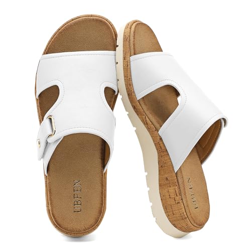 Image of UBFEN Womens Platform Sandals with Orthopedic Arch Support