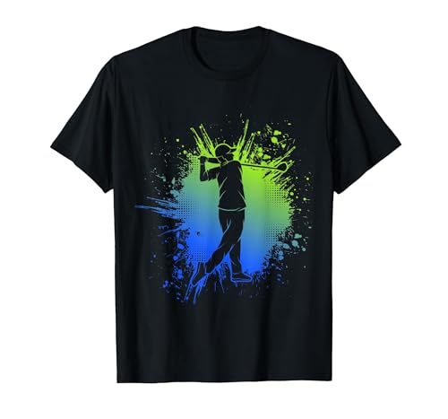 Golf Club Golfer Golfing Kids Boys Men T-Shirt, Men, Black, 6X-Large