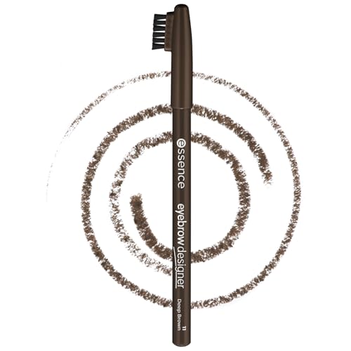 essence eyebrow DESIGNER 11 deep brown, Con cepillo