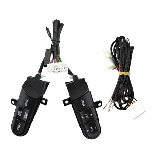 Commandes au Volant pour Civic et Jazz Commande Audio Volant avec Rétroéclairage Vert