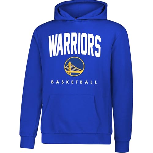 Ultra Game Boys NBA Super Soft Teamster Hoodie Sweatshirt,Golden State Warriors,Team Color,8
