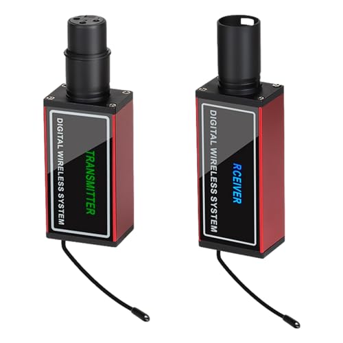 Adaptateur micro XLR rouge sans fil Oshhni émetteur-récepteur bande stable pour mélangeur