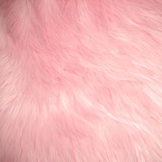 Light Pink Shag Faux Fur Fabric 60" Wide