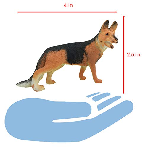 image for Liberty Imports Set of 18 Large Deluxe Dog Figurines, Toy Puppy Figure