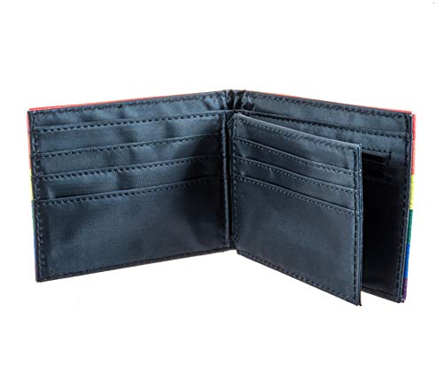 LGBTQ Rainbow Marijuana Pot Leaf Cannabis Bi-Fold Wallet4