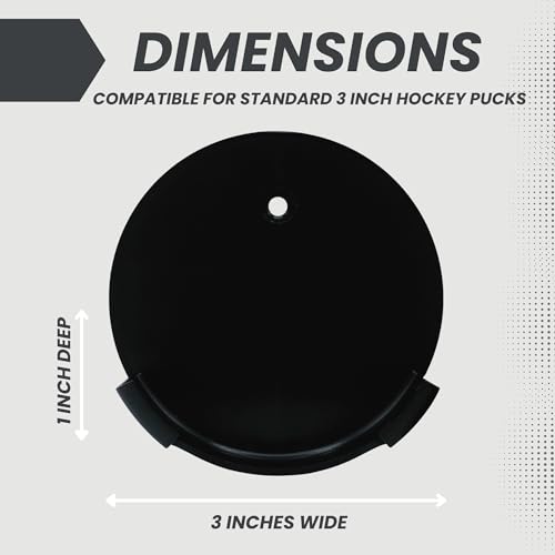 Diochey Creations Hockey Puck Display Case Wall Mount | Player Gifts | Ice Hockey Wall Decor | Holder for all Pucks | Bedroom Sports Decorations | Display Your Game Winning Trophy (1) by Diochey Creations - Image 3