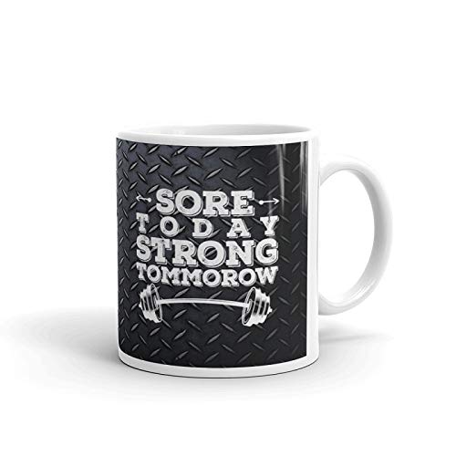 AMIHART Sore Today Strong Tomorrow Ceramic Mug White 325 ml