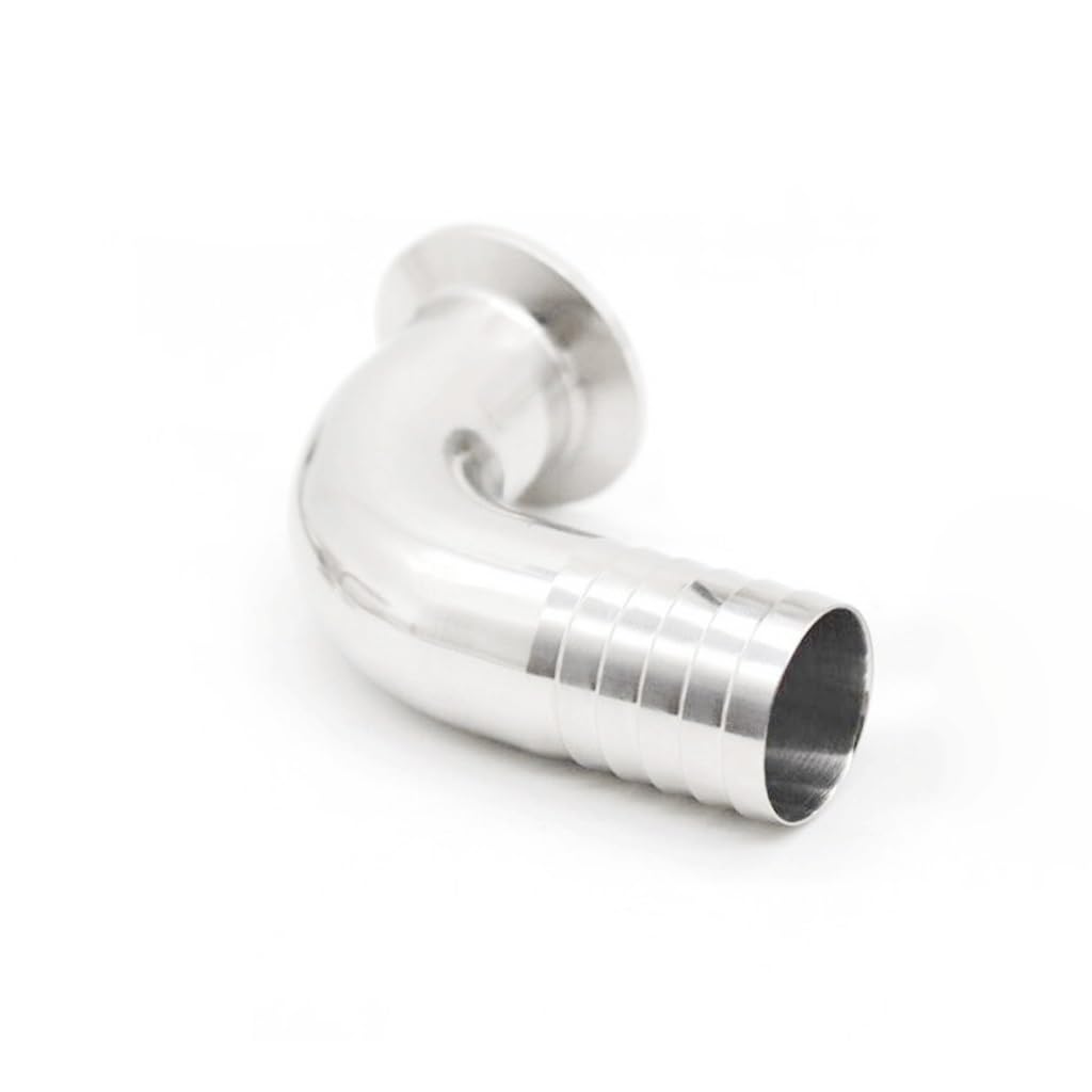 Szybkozłączki do węży, kolanko 90° SS304 Tri Clamp — złącze króćca węża sanitarnego Premium(102mmx Ferrule 119)