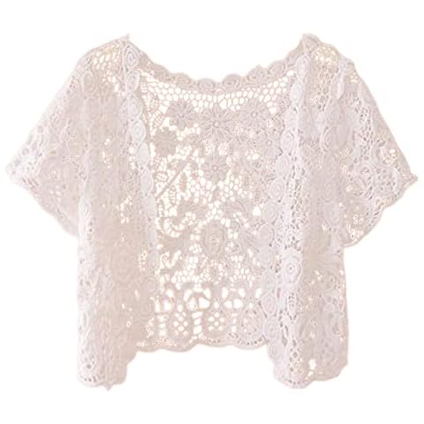 Boléro Femme Chic Blanc Générique Cover