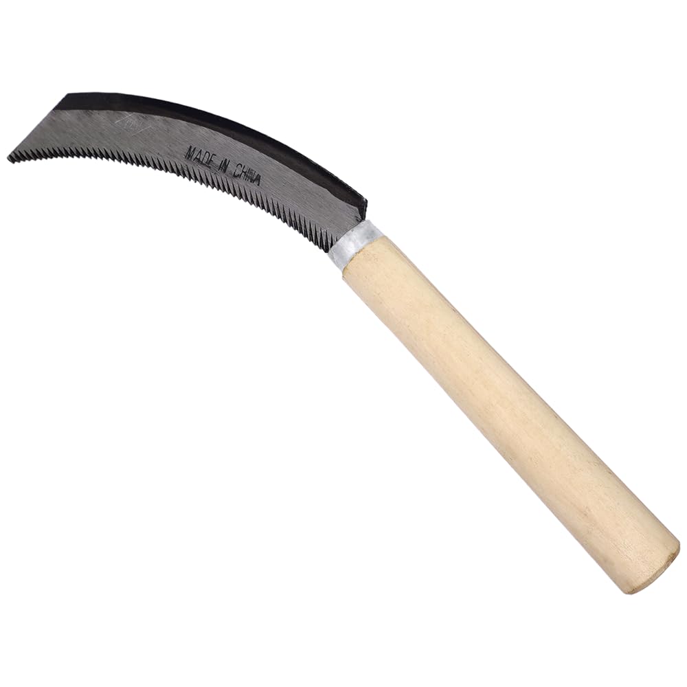Amazon.com : Zenport K207 Harvest Sickle, Wooden Handle, Serrated
