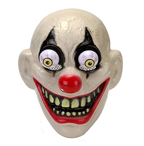 Gmasking The Robber Demon Adult Scary Clown Cosplay Mask Halloween Props White Gmasking The Robber Demon Adult Scary Clown Cosplay Mask Halloween Props White
