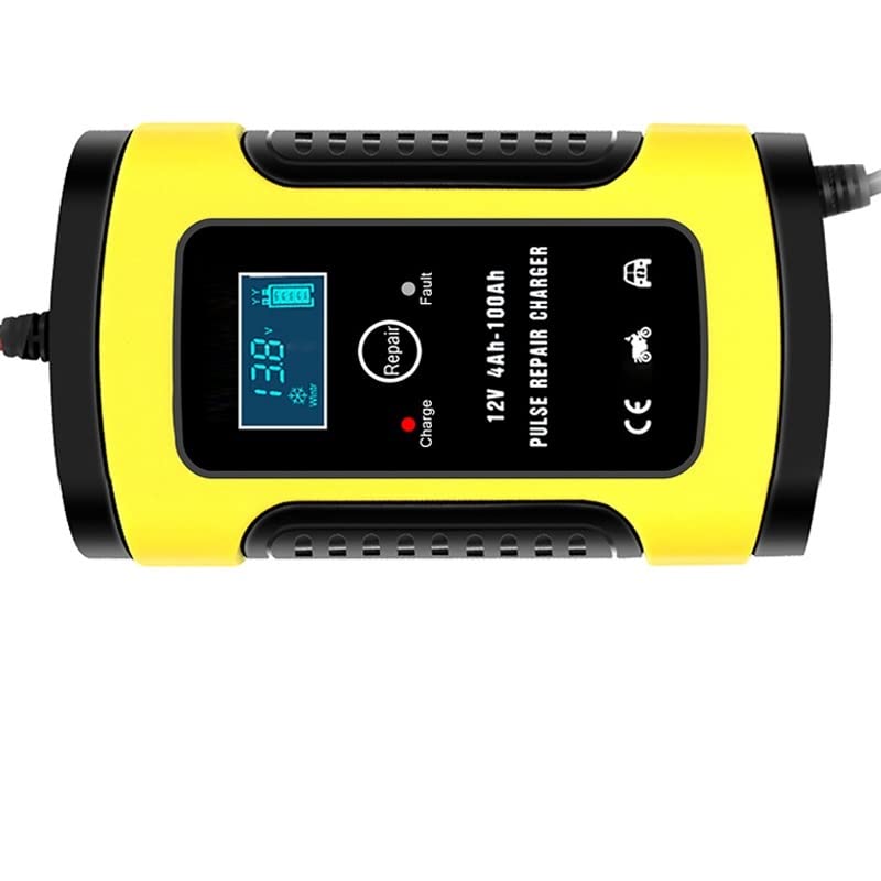 Carica Batteria Auto Caricabatterie a impulsi for batteria for auto da moto intelligente intelligente universale 6A 12v Tipo di riparazione Caricabatterie-Batteria automatica Caricabatterie Auto