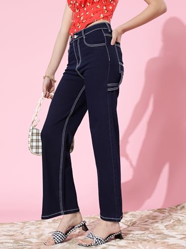 Image of Dolce Crudo High Rise Wide Leg Jeans for Women