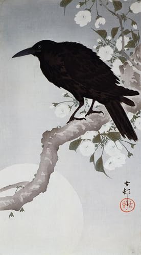Póster de graffiti de Ohara Koson de 60x90cm con impresión artística de alta definición