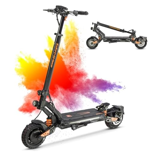 Patinete Eléctrico para Adultos KUKIRIN G2 Master, Batería de 52V 20,8Ah Autonomía de hasta 70 km & Motor 2 x 1000W, Suspensión Hidráulica, 10 Pulgadas, Patinete Eléctrico Todoterreno Plegable