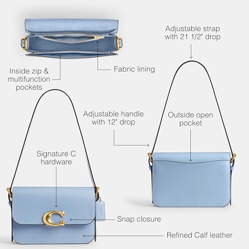 Coach Sage Shoulder Bag, B4/Bluebell3