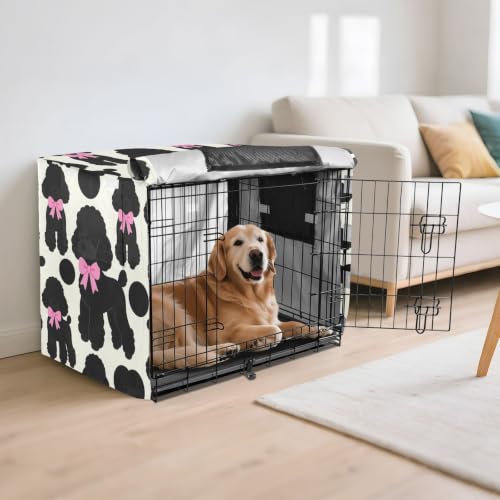 Housse pour cage de chien avec store enrouleur double face modulable - 7