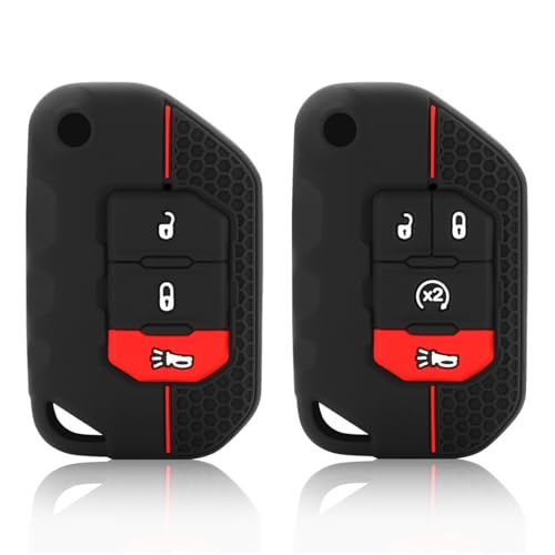 Housse télécommande pour Jeep Gladiator JT et Wrangler : étui de clé premium en finition mate