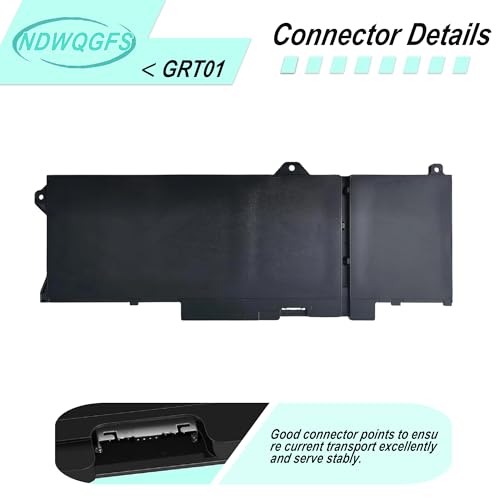 Image of GRT01 Laptop Battery 15.2V 64Wh for Dell Latitude 5421 5431 5521 5531 Precision 3470 3561 3571 3591 Alienware m17 R5 AMD R05P0 0P3TJ VXD57