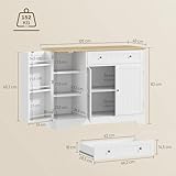 Zoom IMG-2 homcom credenza cucina mobile portaoggetti Zoom IMG-2 homcom credenza cucina mobile portaoggetti