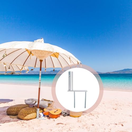 Anclaje de sombrilla para playa y patio con soporte ligero de aluminio 5