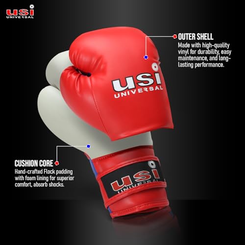 Gants de boxe avec fermeture par sangle pour éviter la transpiration et protéger les mains