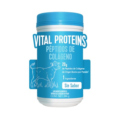 Péptidos de Colágeno Vital Proteins Bovino Sin Sabor 284g.