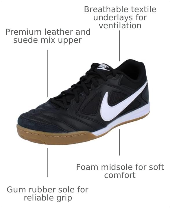 Nike Gato (Black/White-Gum Light Brown), Size 11 - image 3
