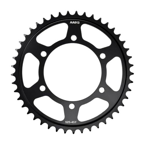 Pignon arrière 525 45T en 20CrMnTi pour fiabiliser la transmission de votre moto